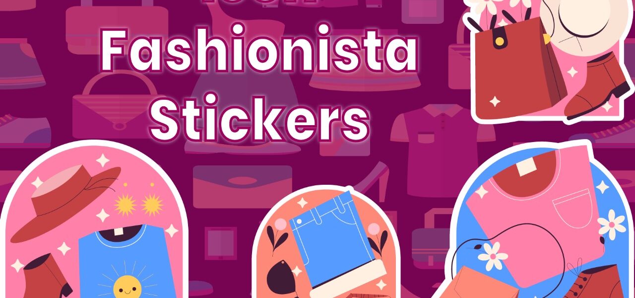 icon fashionista stickers