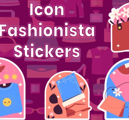 icon fashionista stickers