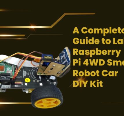 labists raspberry pi 4wd smart robot car diy kit