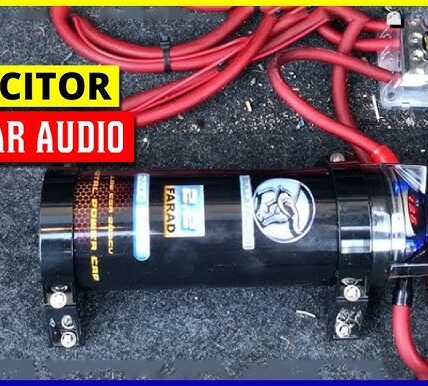 car audio system capacitor