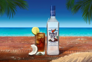 You sit down with Parrot Bay Coconut Rum