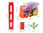 Domino Train Toys Baby Toys Car Puzzle Automatic Release Licensing Electric Building Blocks Train Toy - Image 4