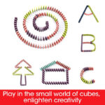 Domino Train Toys Baby Toys Car Puzzle Automatic Release Licensing Electric Building Blocks Train Toy - Image 8