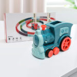 Domino Train Toys Baby Toys Car Puzzle Automatic Release Licensing Electric Building Blocks Train Toy - Image 10